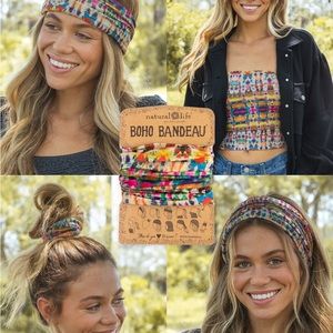 Boho hairband flower multicolored